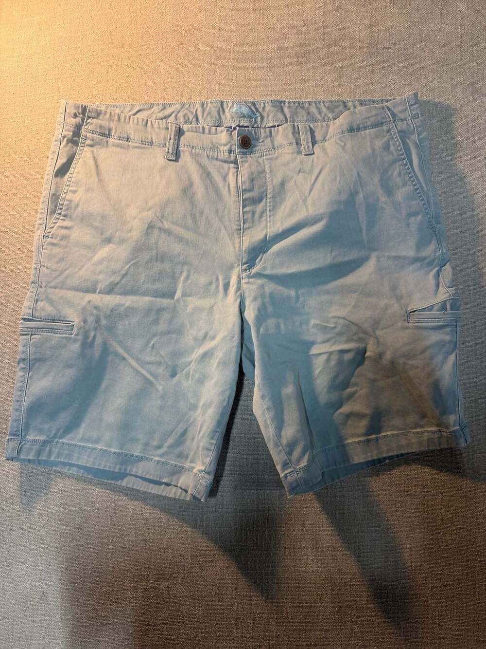 Tommy Bahama Boracay Flat Front Cargo Shorts Light Blue